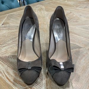 Michael Kors Grey Suede Heels